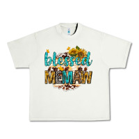 Pistachio blessed memaw with sunflowers Urban Heavy Tee - texasbilliewilder