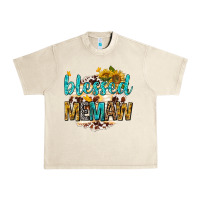 Sandshell blessed memaw with sunflowers Urban Heavy Tee - texasbilliewilder