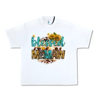 White blessed memaw with sunflowers Urban Heavy Tee - texasbilliewilder