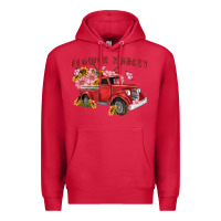 Cardinal flower market Premium Hoodie - MaliasSmallBusiness