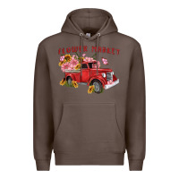 Coffee flower market Premium Hoodie - MaliasSmallBusiness