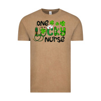 Vintage Coffee one lucky nurse Vintage Tee - RanaPortraitStore