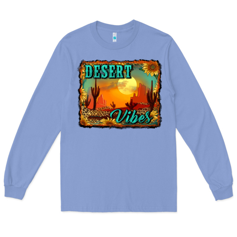 Desert Vibes Background Long Sleeve Tee by RanaPortraitStore | Teevron