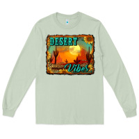 Matcha desert vibes background Long Sleeve Tee - RanaPortraitStore