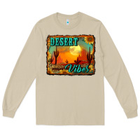 Mushroom desert vibes background Long Sleeve Tee - RanaPortraitStore