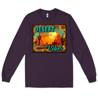 Plum desert vibes background Long Sleeve Tee - RanaPortraitStore