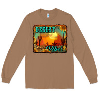 Toasted Coconut desert vibes background Long Sleeve Tee - RanaPortraitStore