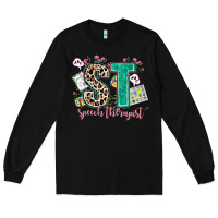 Black speech therapist Long Sleeve Tee - AdoDesignShop