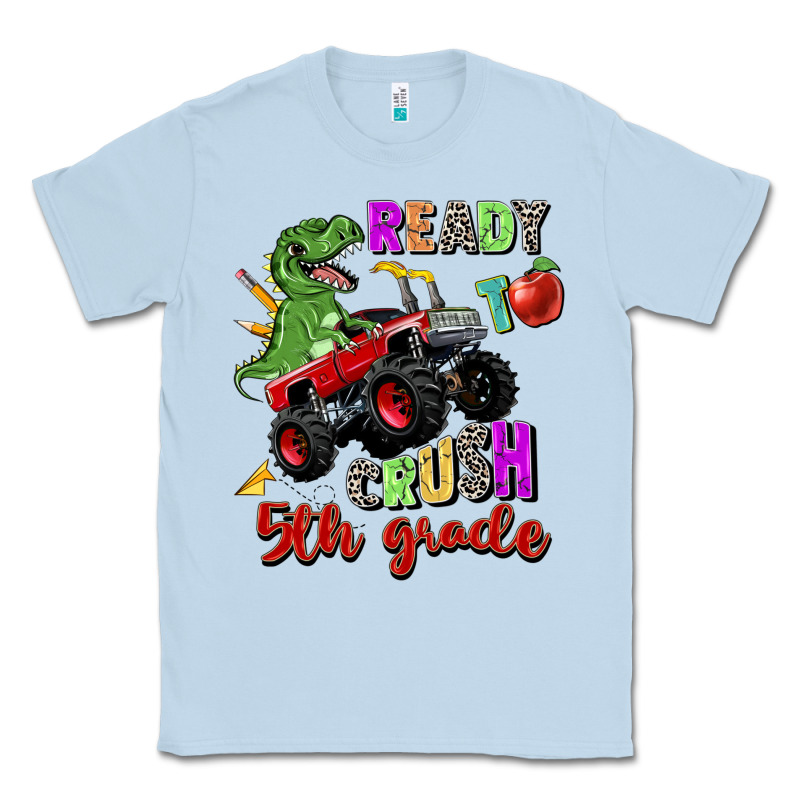 Ready To Crush 5th Grade Classic Tee by Zillion Design Studio | Teevron