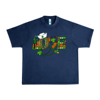 Navy st patricks day love nurse Urban Heavy Tee - RanaPortraitStore