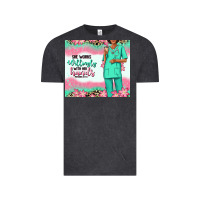 Vintage Black she works willingly with her hands afro nurse Vintage Tee - RanaPortraitStore