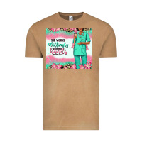 Vintage Camel she works willingly with her hands afro nurse Vintage Tee - RanaPortraitStore