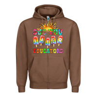 Chestnut see you later educators Zipper Hoodie - HRA Design Shop