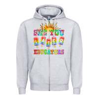 Heather Grey see you later educators Zipper Hoodie - HRA Design Shop