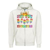 Oatmeal Heather see you later educators Zipper Hoodie - HRA Design Shop