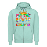 Seafoam see you later educators Zipper Hoodie - HRA Design Shop