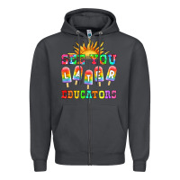 Smoke see you later educators Zipper Hoodie - HRA Design Shop