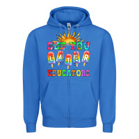 True Royal see you later educators Zipper Hoodie - HRA Design Shop