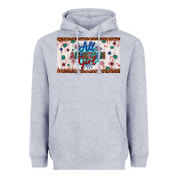 Heather Grey all american girl Heavyweight Hoodie - Artiststas