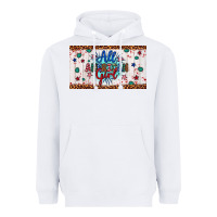 White all american girl Heavyweight Hoodie - Artiststas