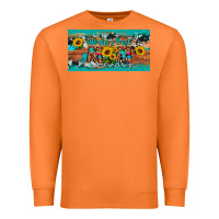 Carrot world's best mom sunflower license plate Premium Sweatshirt - Artiststas