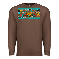 Chestnut world's best mom sunflower license plate Premium Sweatshirt - Artiststas