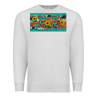 Dove Grey world's best mom sunflower license plate Premium Sweatshirt - Artiststas