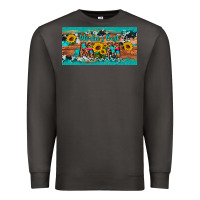 Smoke world's best mom sunflower license plate Premium Sweatshirt - Artiststas