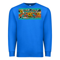 True Royal world's best mom sunflower license plate Premium Sweatshirt - Artiststas