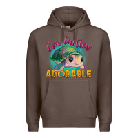 Coffee i'm turtley adorable Premium Hoodie - NancyCooperArtShop