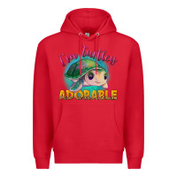 Red i'm turtley adorable Premium Hoodie - NancyCooperArtShop