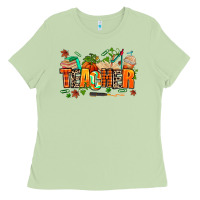Matcha fall teacher Ladies Tee - AdoDesignShop