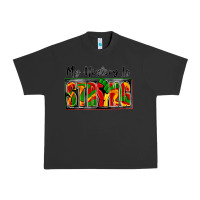 Pigment Black my history is strong Urban Heavy Tee - Zillion Design Studio