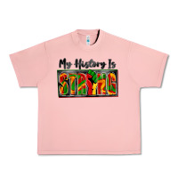 Salmon my history is strong Urban Heavy Tee - Zillion Design Studio