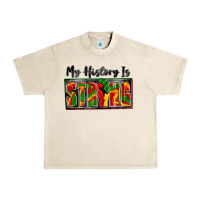 Sandshell my history is strong Urban Heavy Tee - Zillion Design Studio