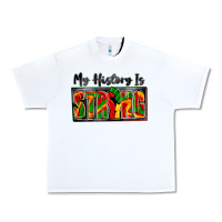 White my history is strong Urban Heavy Tee - Zillion Design Studio