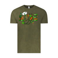 Vintage Olive st patricks day love nurse Vintage Tee - RanaPortraitStore