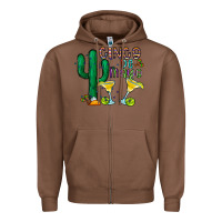 Chestnut cinco de mayo cactus Zipper Hoodie - CowhideDigitalArt