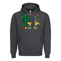 Smoke cinco de mayo cactus Zipper Hoodie - CowhideDigitalArt