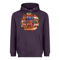 Plum all american girl Heavyweight Hoodie - Artiststas