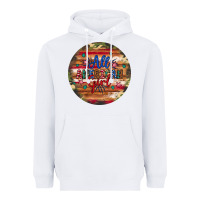 White all american girl Heavyweight Hoodie - Artiststas