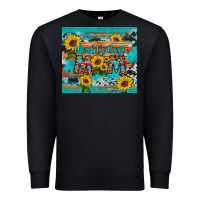 Black world's best mom sunflower leopard cowhide Premium Sweatshirt - Artiststas