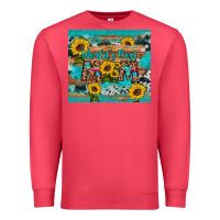 Cardinal world's best mom sunflower leopard cowhide Premium Sweatshirt - Artiststas