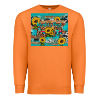 Carrot world's best mom sunflower leopard cowhide Premium Sweatshirt - Artiststas