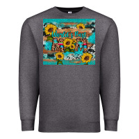 Charcoal Heather world's best mom sunflower leopard cowhide Premium Sweatshirt - Artiststas