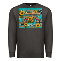 Smoke world's best mom sunflower leopard cowhide Premium Sweatshirt - Artiststas