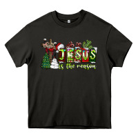 Asphalt jesus İs the reason Heavy Core Tee - CowhideDigitalArt