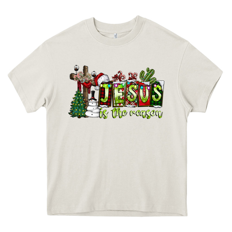 Jesus İs The Reason Heavy Core Tee by CowhideDigitalArt | Teevron