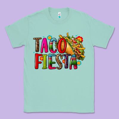 Taco Fiesta Classic Tee Designed By Cts Tumbler Store