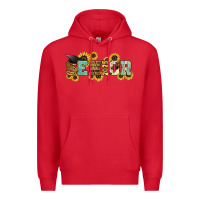 Red senior 2025 sunflowers Premium Hoodie - NancyCooperArtShop